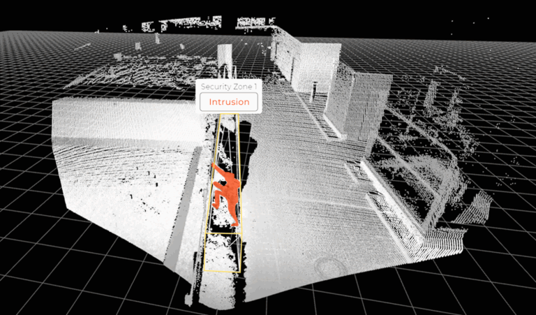 QbProtect security point cloud fence