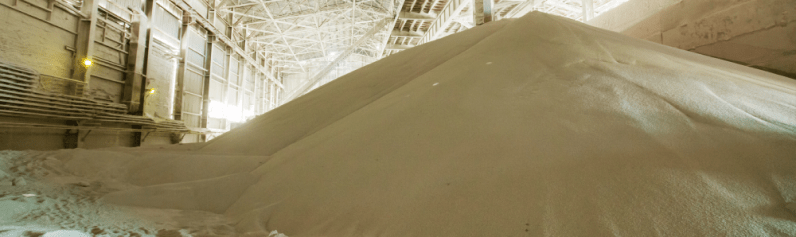 Stockpile grains volume monitoring