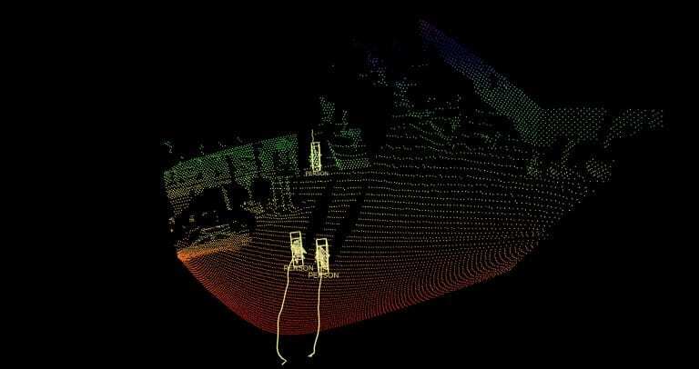 LiDAR pointcloud persons people tracking percept software