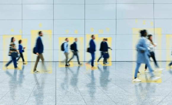 People walking crowd analytics counting