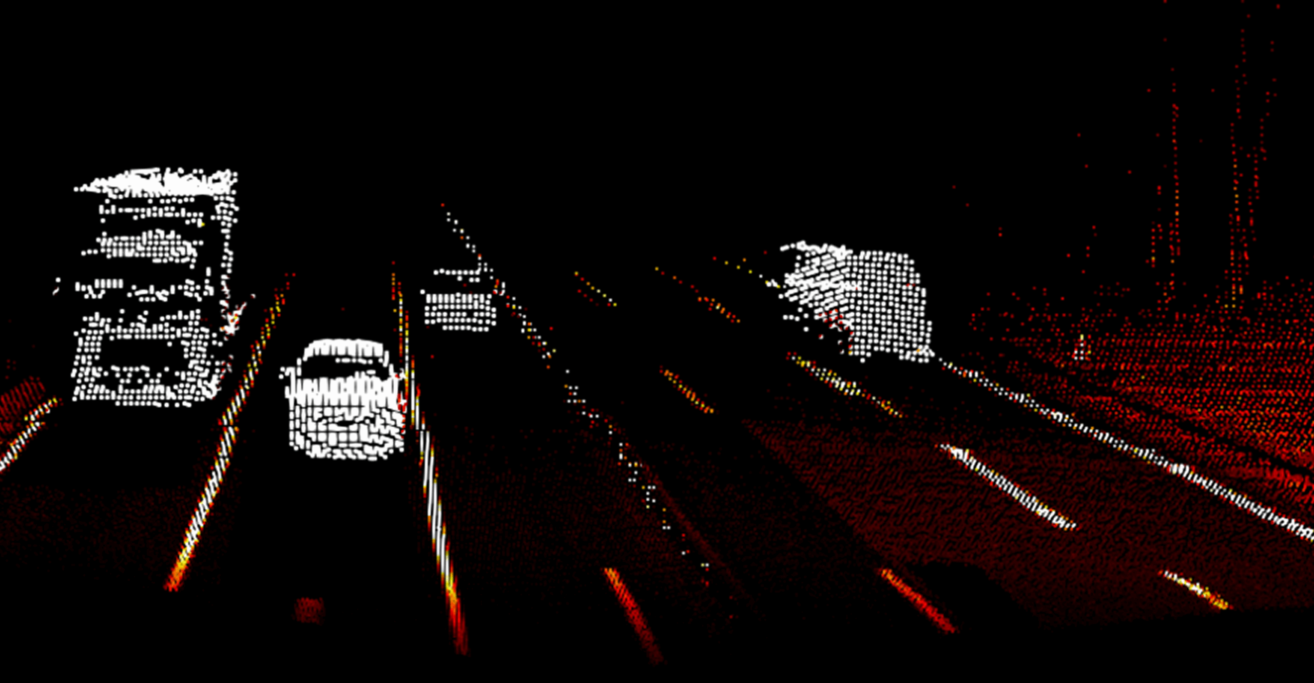 Anonzmous traffic point cloud