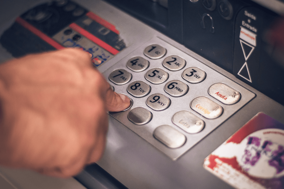 ATM keyboard