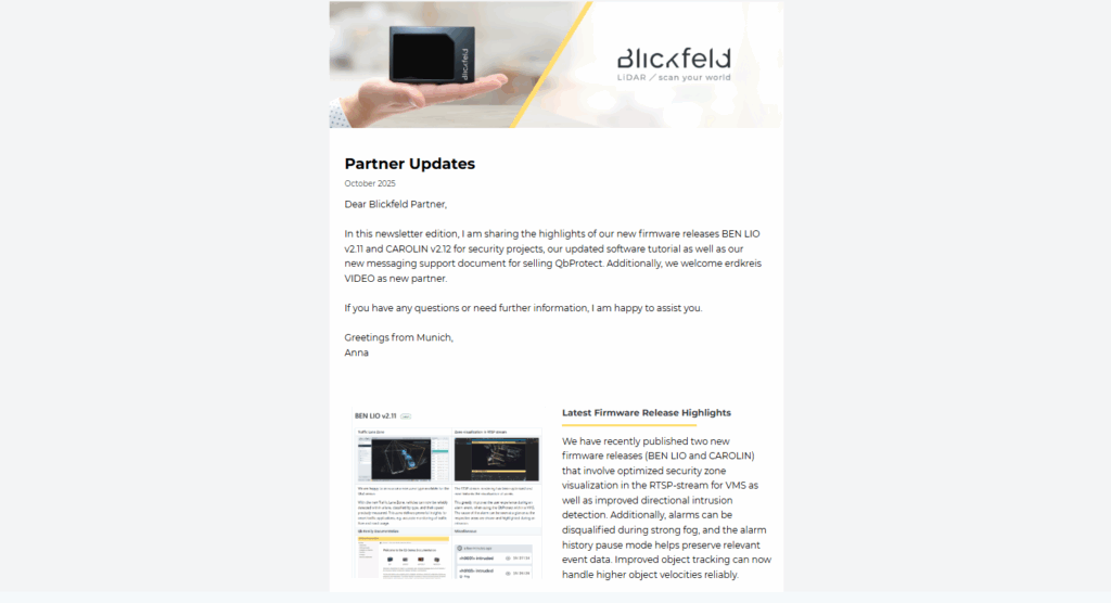partner newsletter