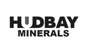 Logo Hudbay Minerals black and white