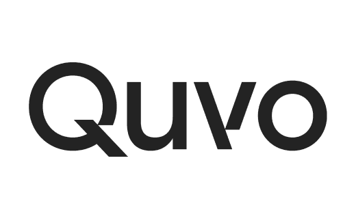 Logo Quvo black and white